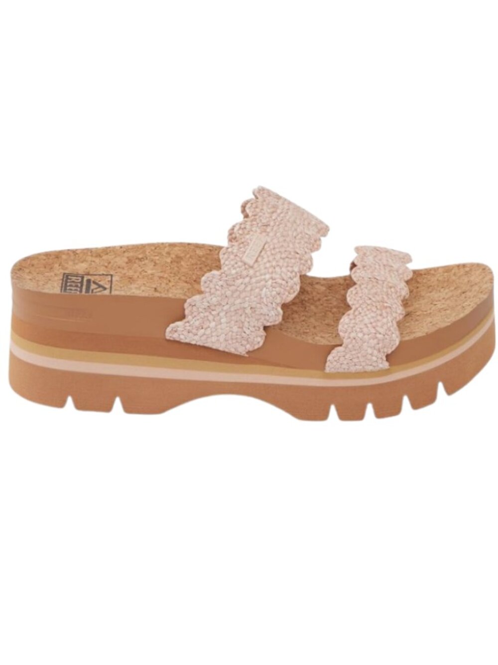 REEF Cushion Vista Higher Women’s Sandals – Scalloped Rose